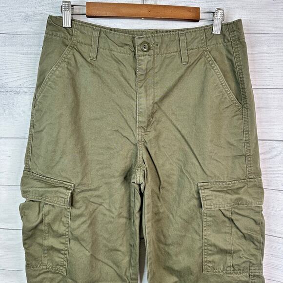 Levis Womens size 29 94 Baggy Pants Cargo Grunge Y2K Streetwear Green - Picture 4 of 10